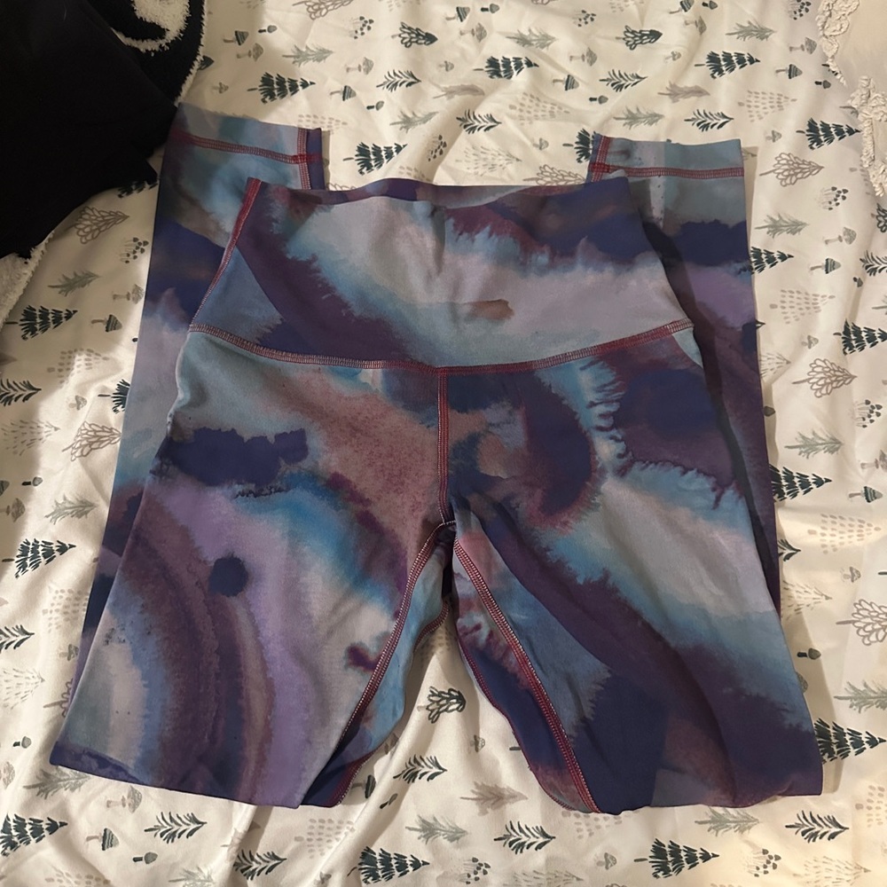 Lululemon Athletica Align Leggings Inch Ink Island Twice Blue Multi - Picture 3 of 3